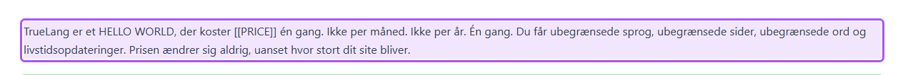 Live change on your site